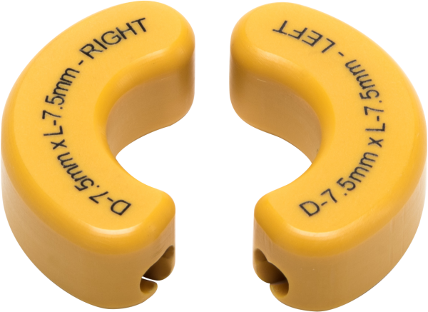 CT/MR Split Ring Build-Up Caps, 7.5mm x 7.5mm, reusable, (2pcs)