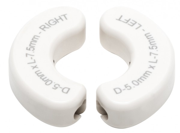 CT/MR Split Ring Build-Up Caps, 5mm x 7.5mm, reusable, (2pcs)